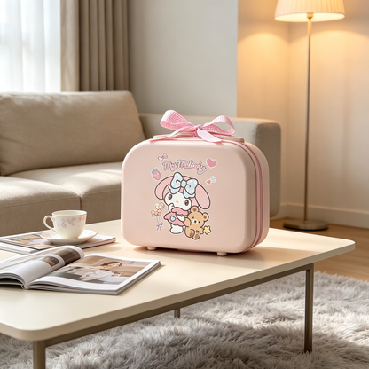 Cinnamoroll Champagne Pink Heart Mini Suitcase - 14 Inch