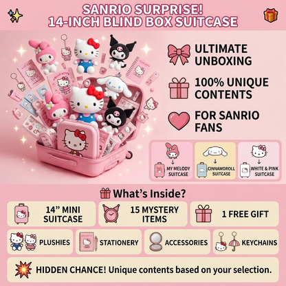 Plush Surprise Suitcase Gift Set – 14" Edition